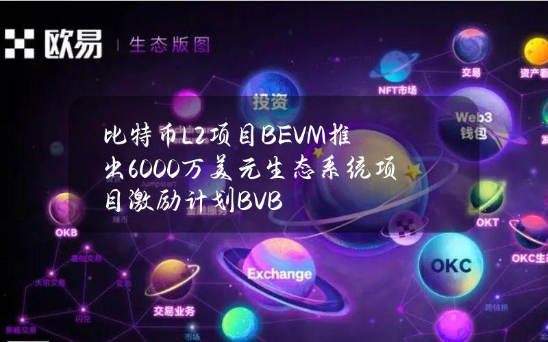 比特币L2项目BEVM推出6000万美元生态系统项目激励计划BVB