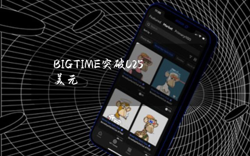 BIGTIME突破0.25美元