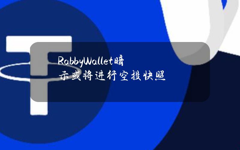 RabbyWallet暗示或将进行空投快照