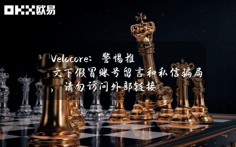 Velocore：警惕推文下假冒账号留言和私信骗局，请勿访问外部链接